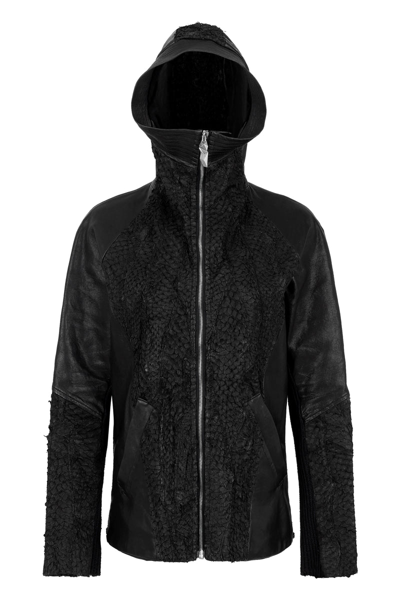 VESTE EN CUIR POISSON DECKARD