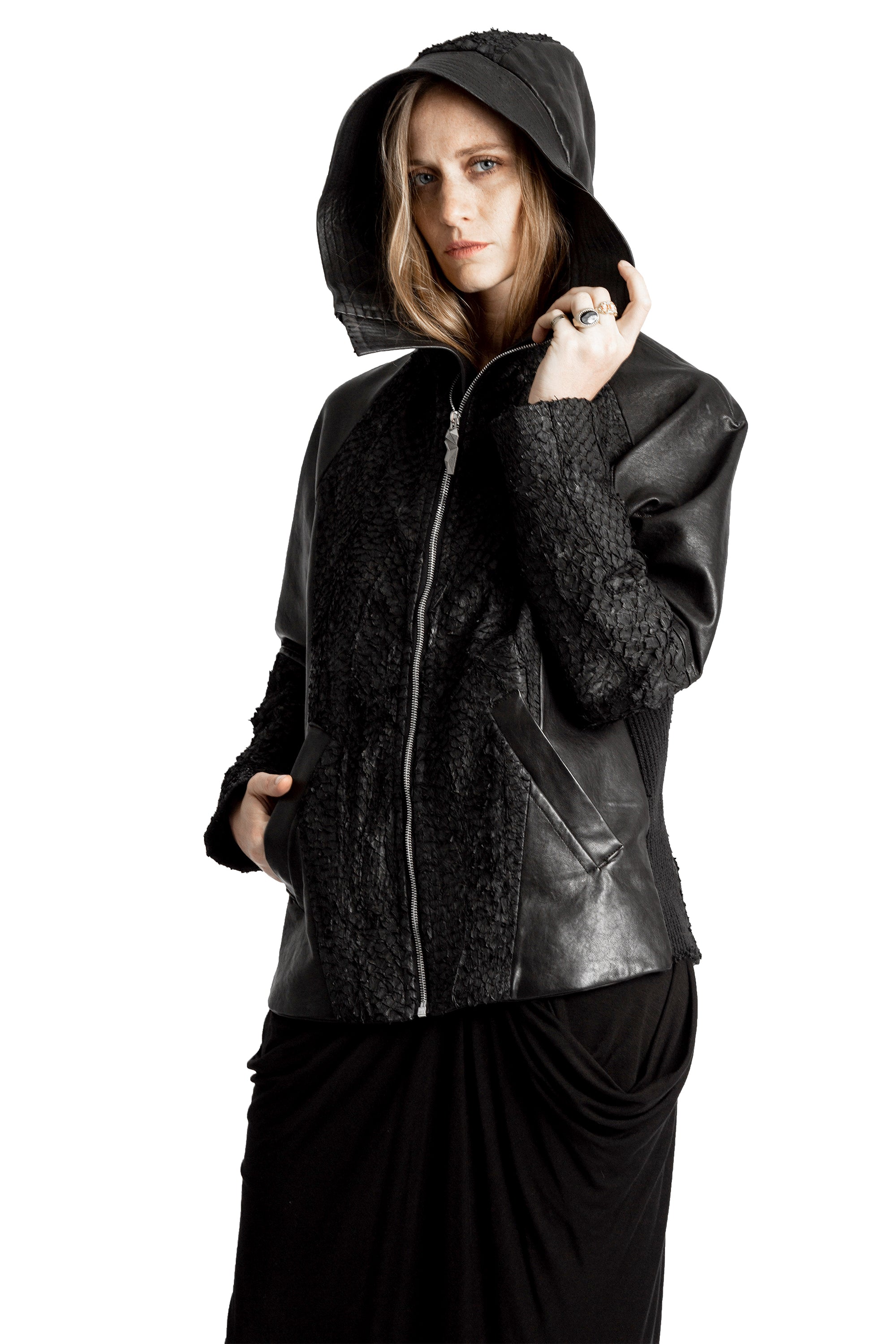 DECKARD FISH LEATHER JACKET — view 24