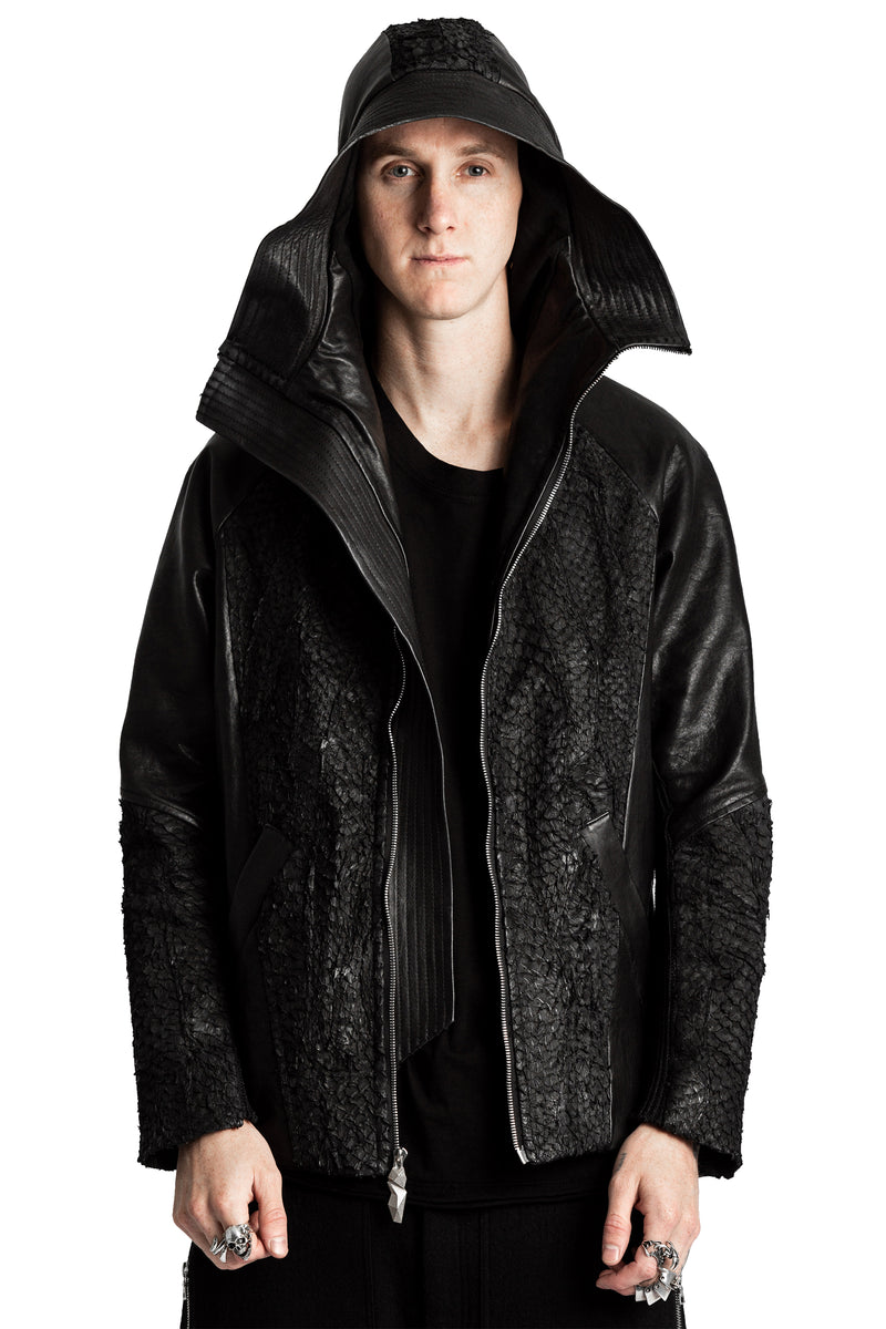 VESTE EN CUIR POISSON DECKARD