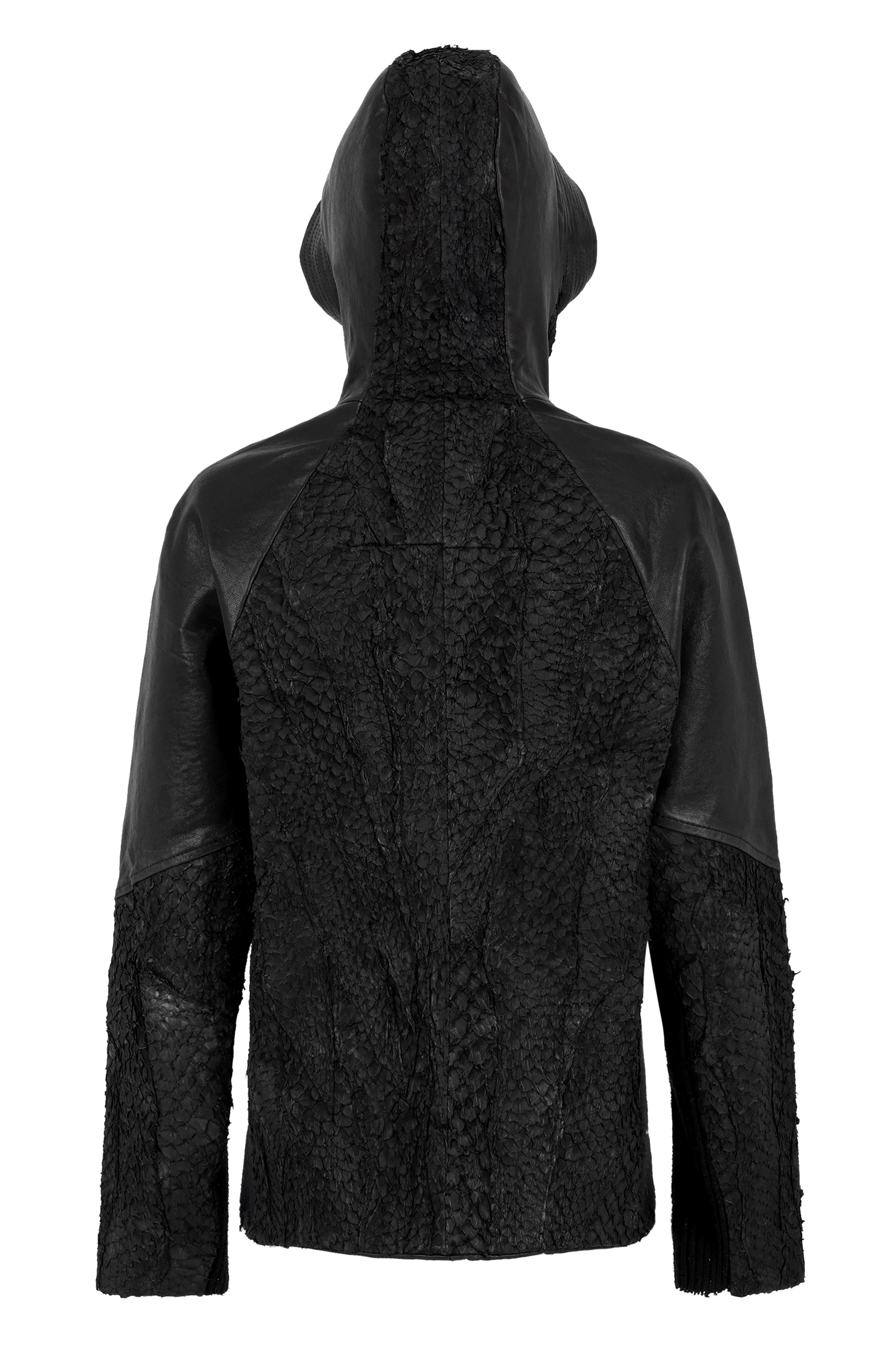 DECKARD FISH LEATHER JACKET – VENIA COLLECTION