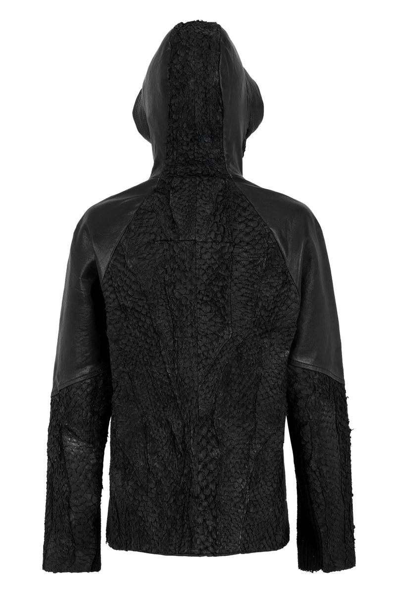 DECKARD FISH LEATHER JACKET