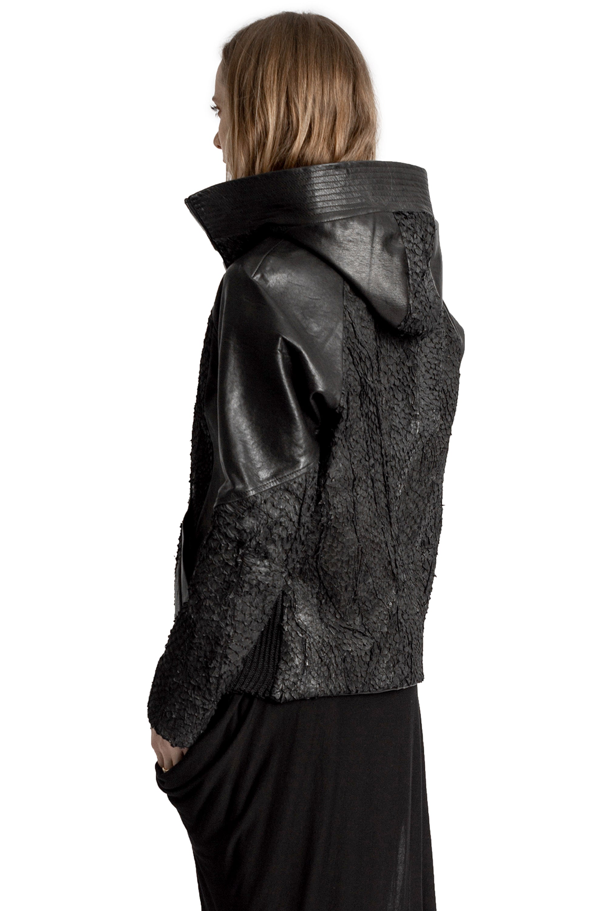 DECKARD FISH LEATHER JACKET — view 19