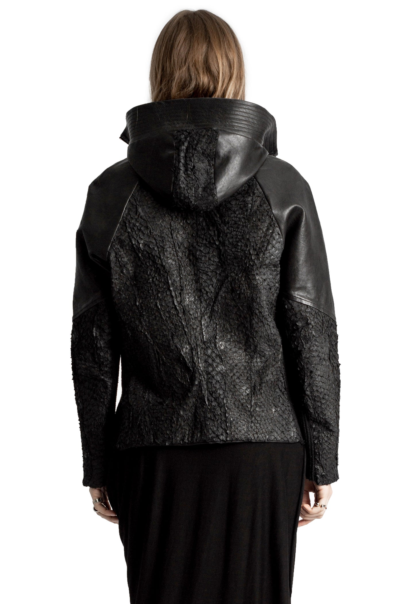 DECKARD FISH LEATHER JACKET — view 18