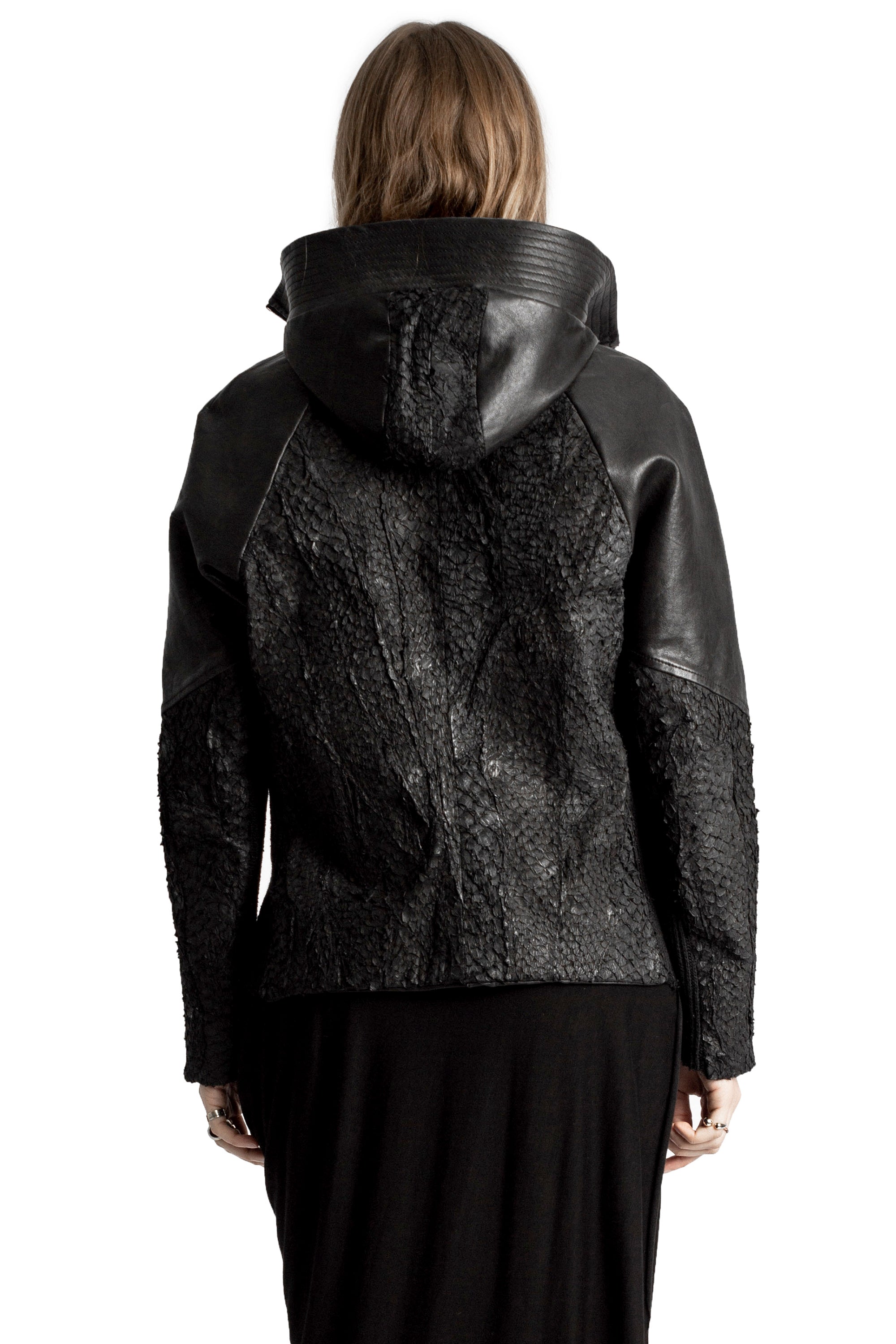 DECKARD FISH LEATHER JACKET — view 18