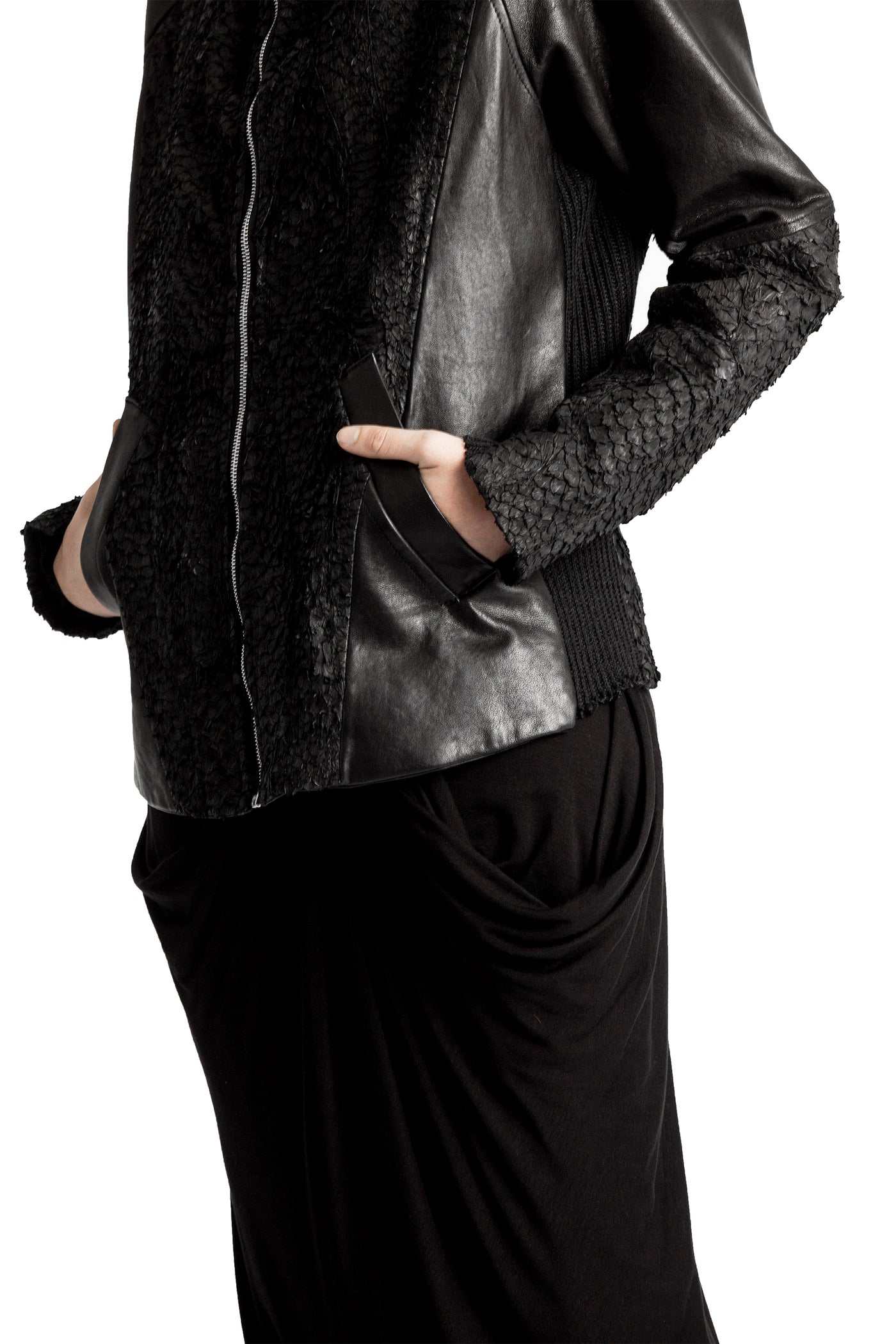 DECKARD FISH LEATHER JACKET — view 23
