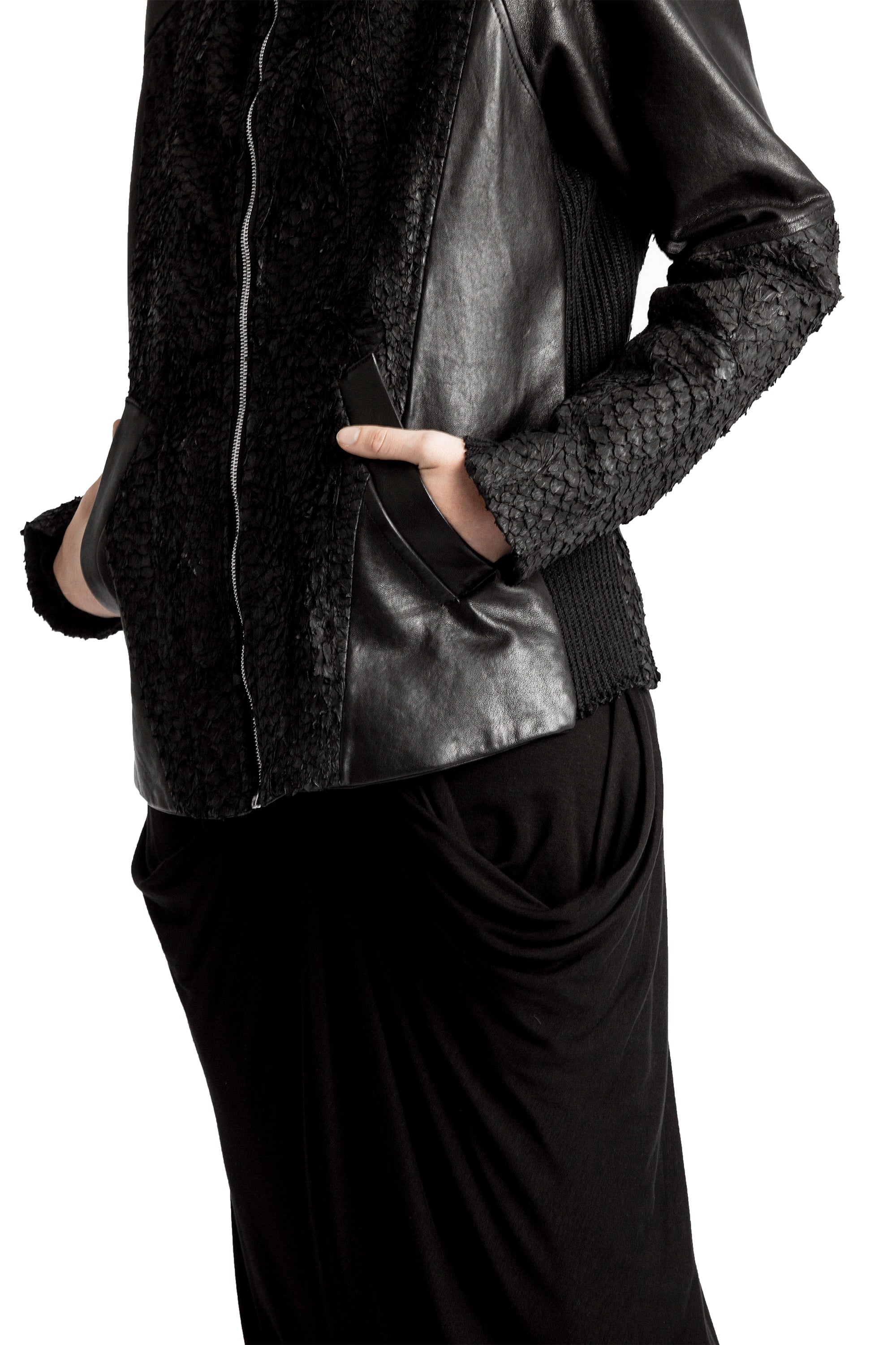 DECKARD FISH LEATHER JACKET — view 23