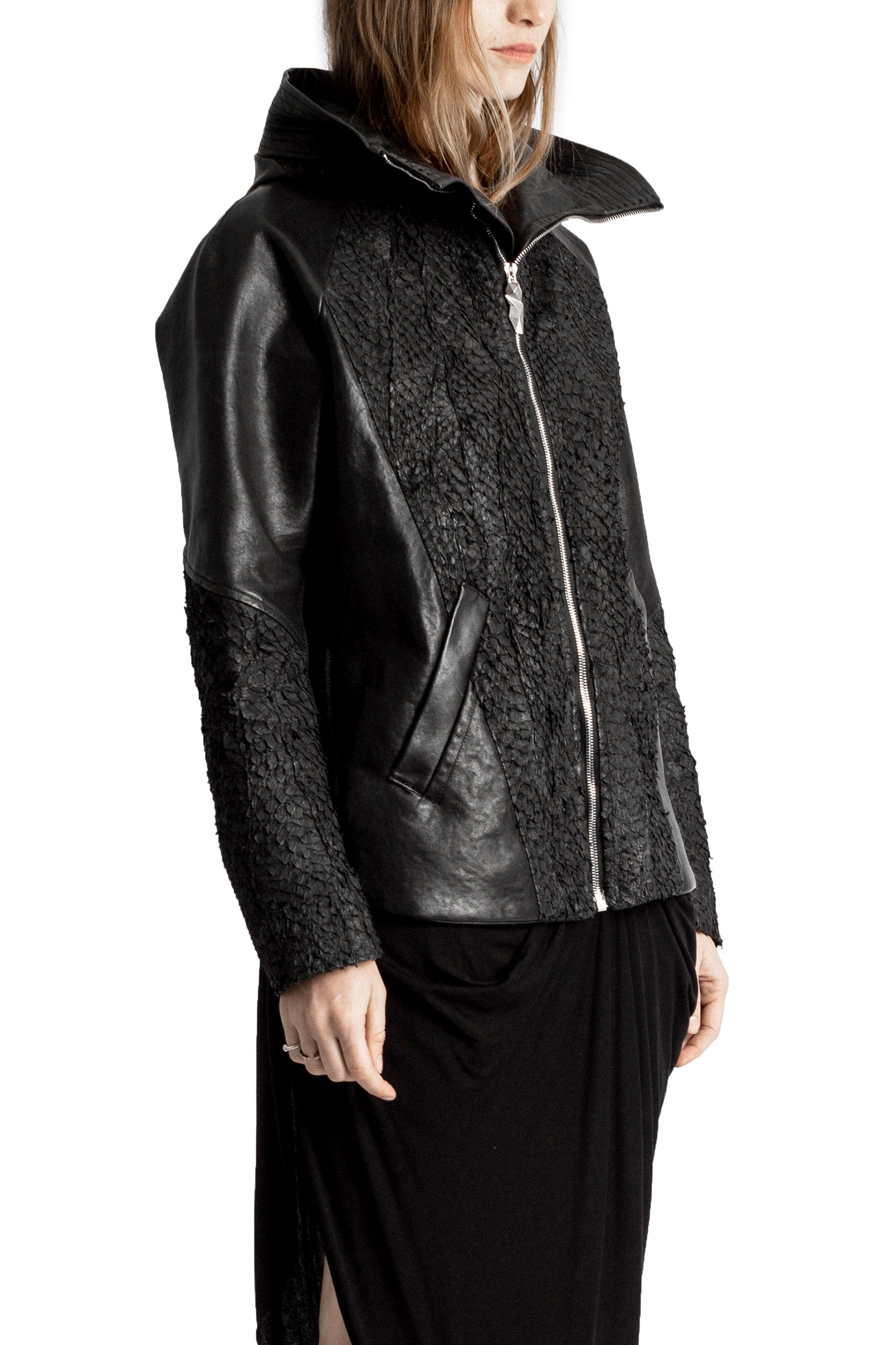 DECKARD FISH LEATHER JACKET — view 17