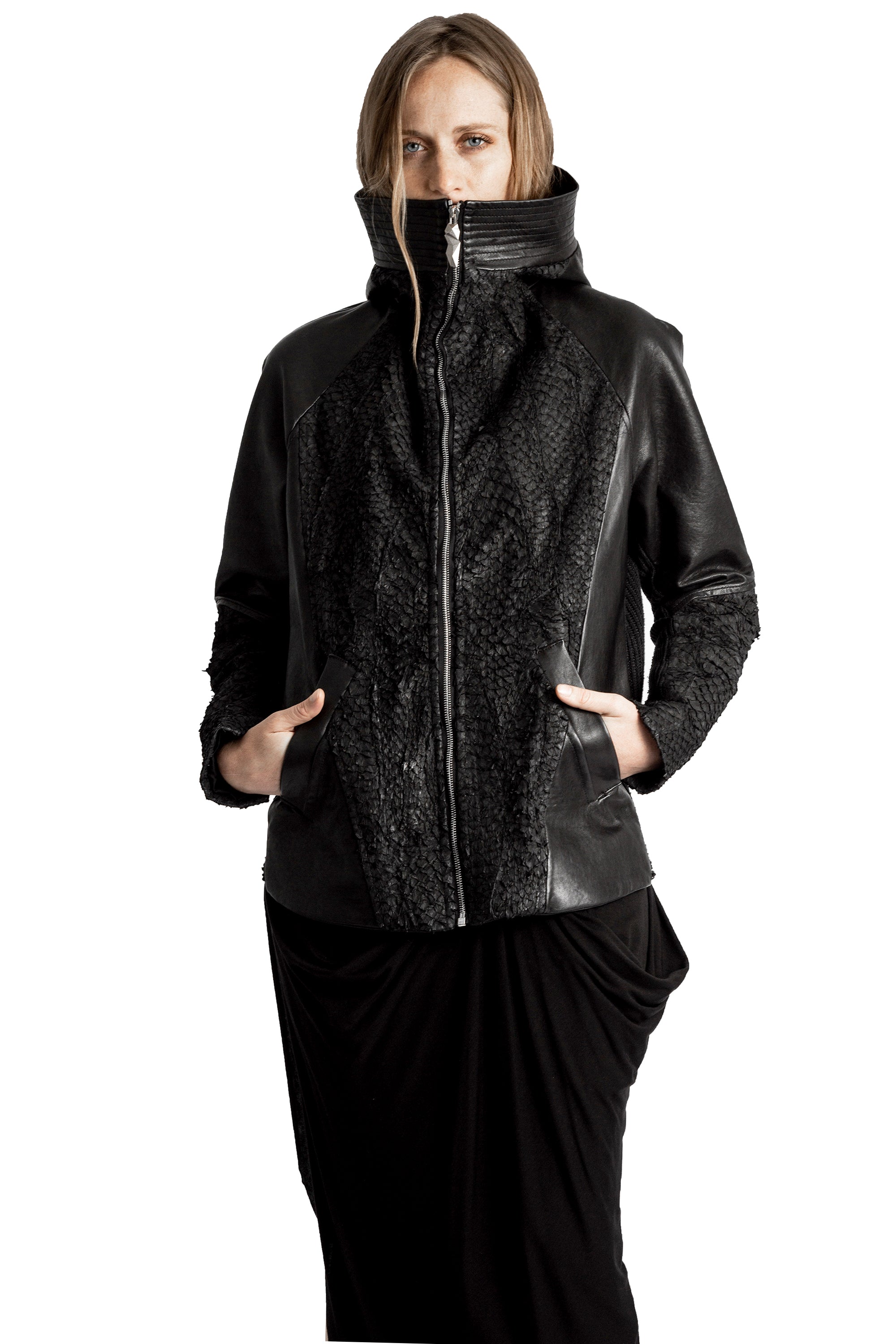 DECKARD FISH LEATHER JACKET — view 21