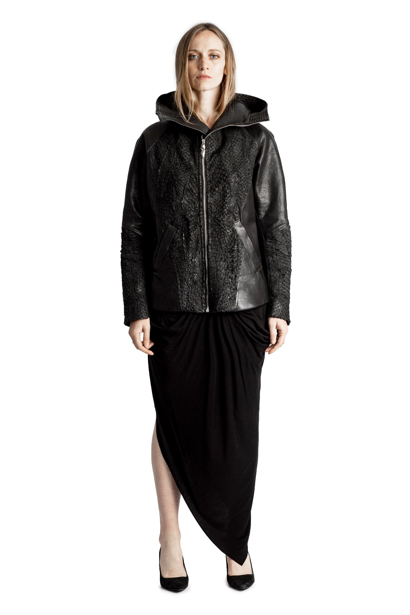 DECKARD FISH LEATHER JACKET — view 16