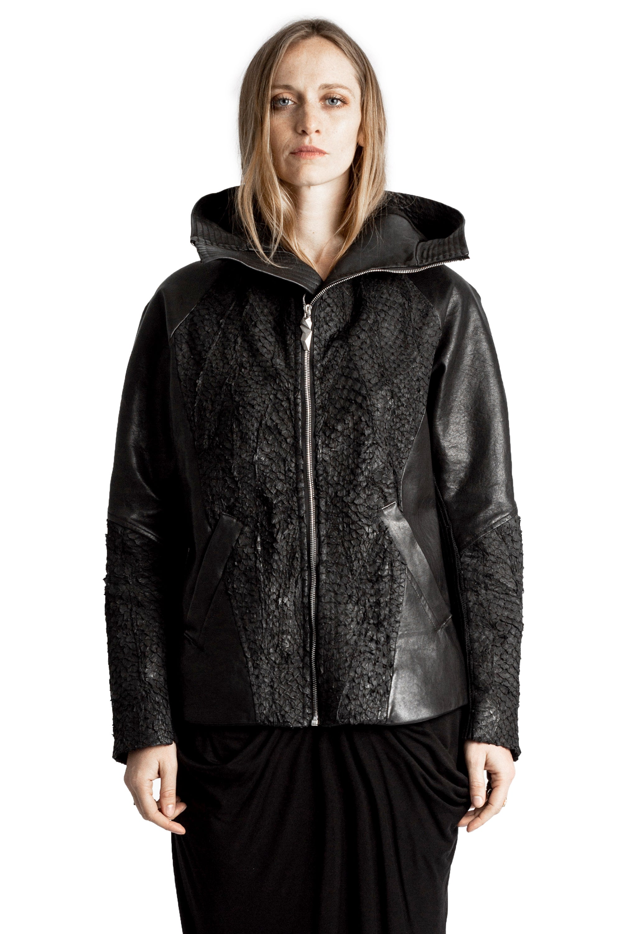 DECKARD FISH LEATHER JACKET — view 15