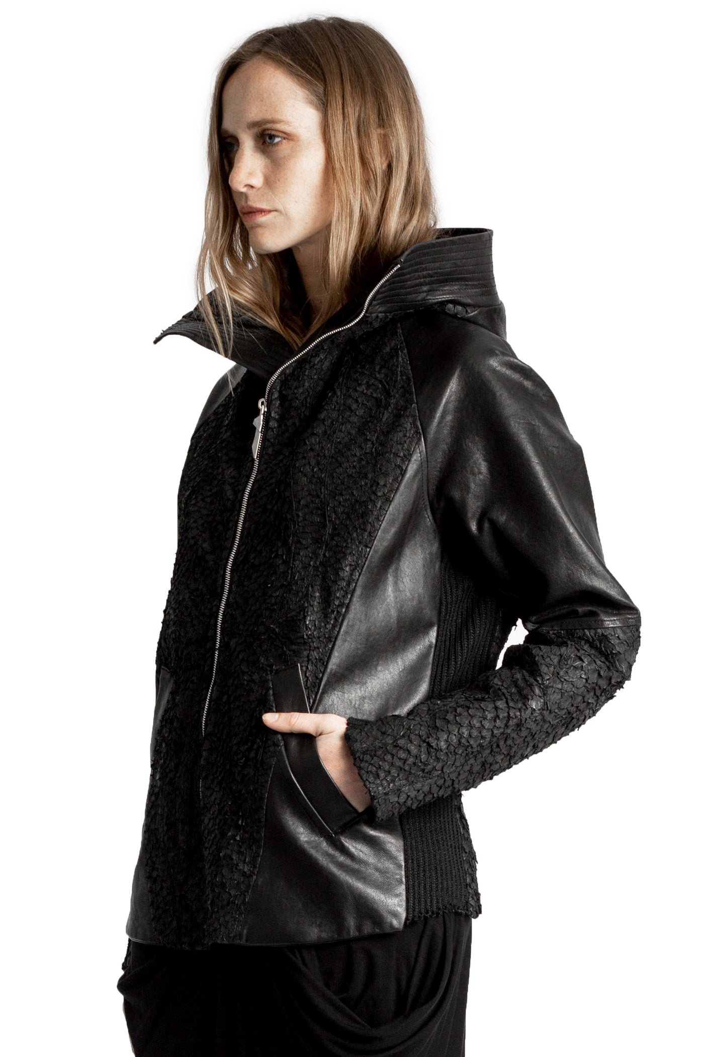 DECKARD FISH LEATHER JACKET — view 20