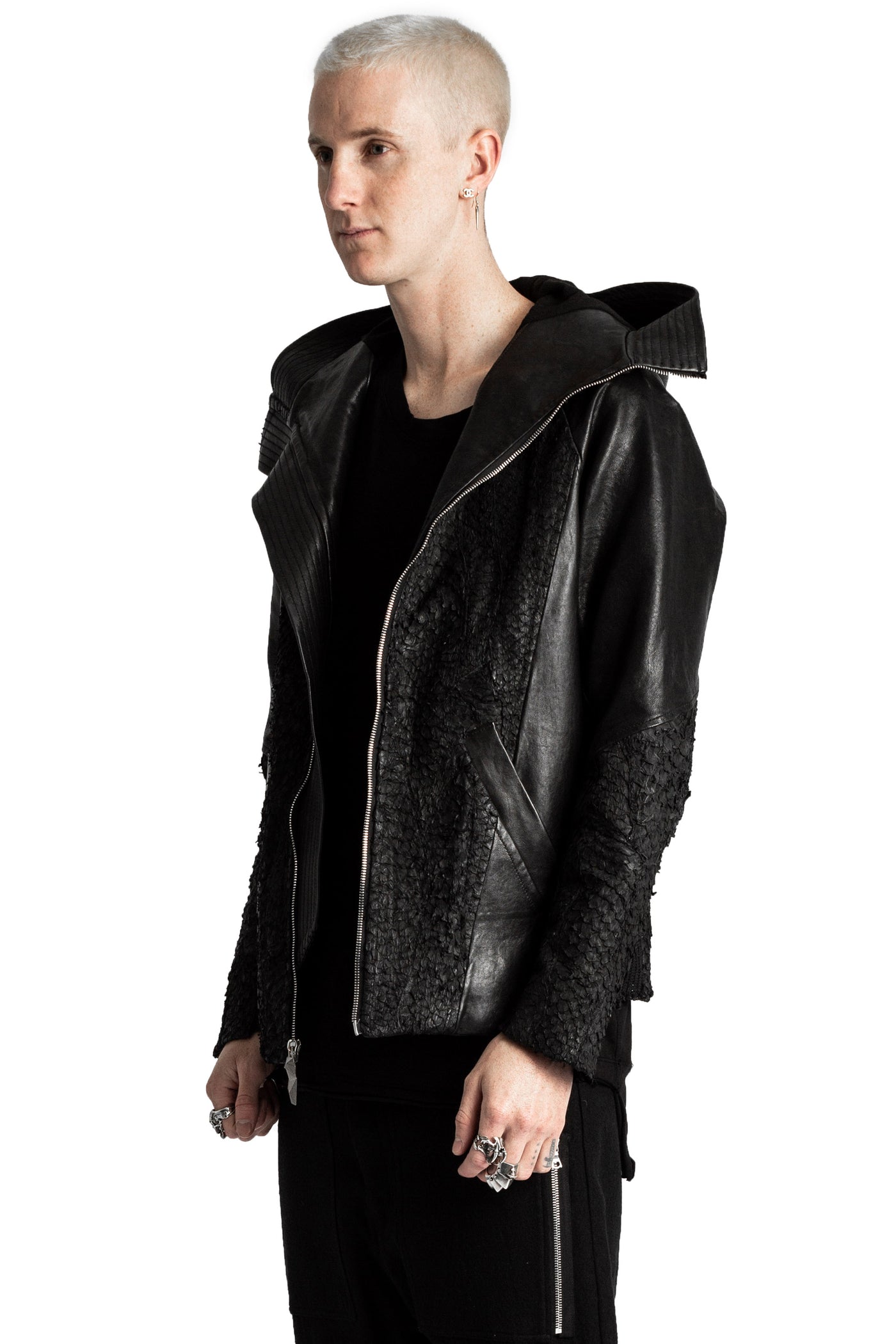 DECKARD FISH LEATHER JACKET — view 11