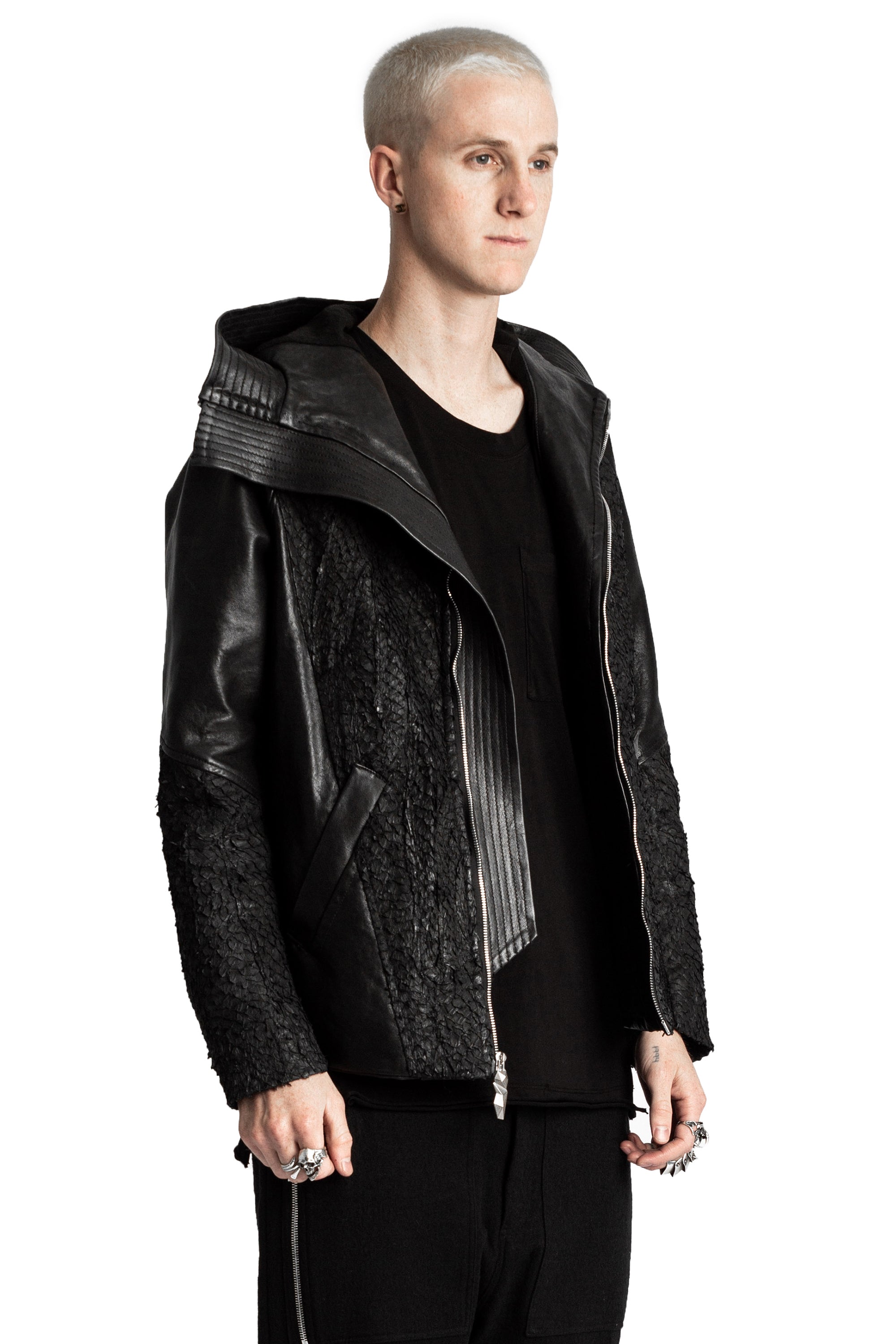 DECKARD FISH LEATHER JACKET — view 14