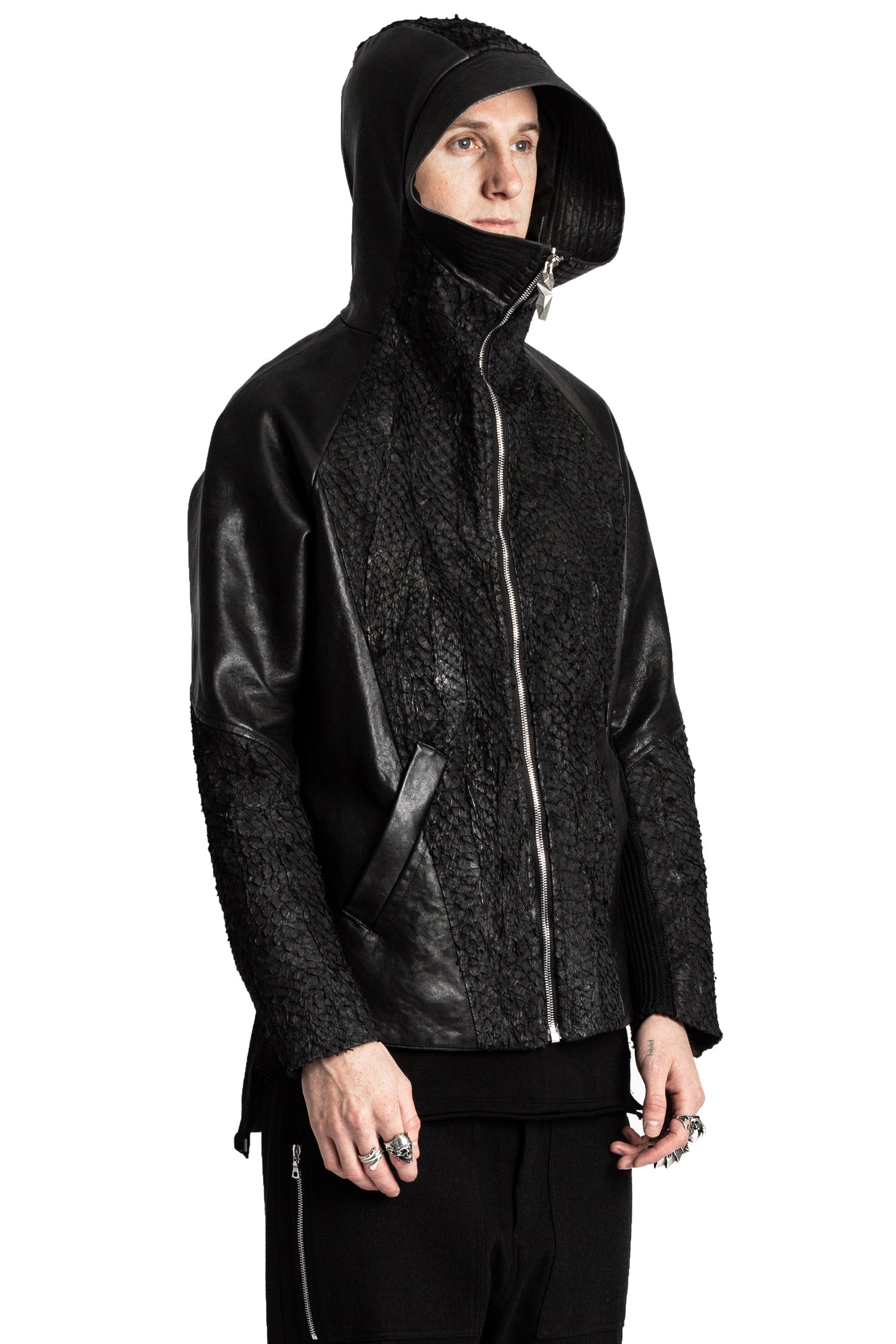 DECKARD FISH LEATHER JACKET — view 6