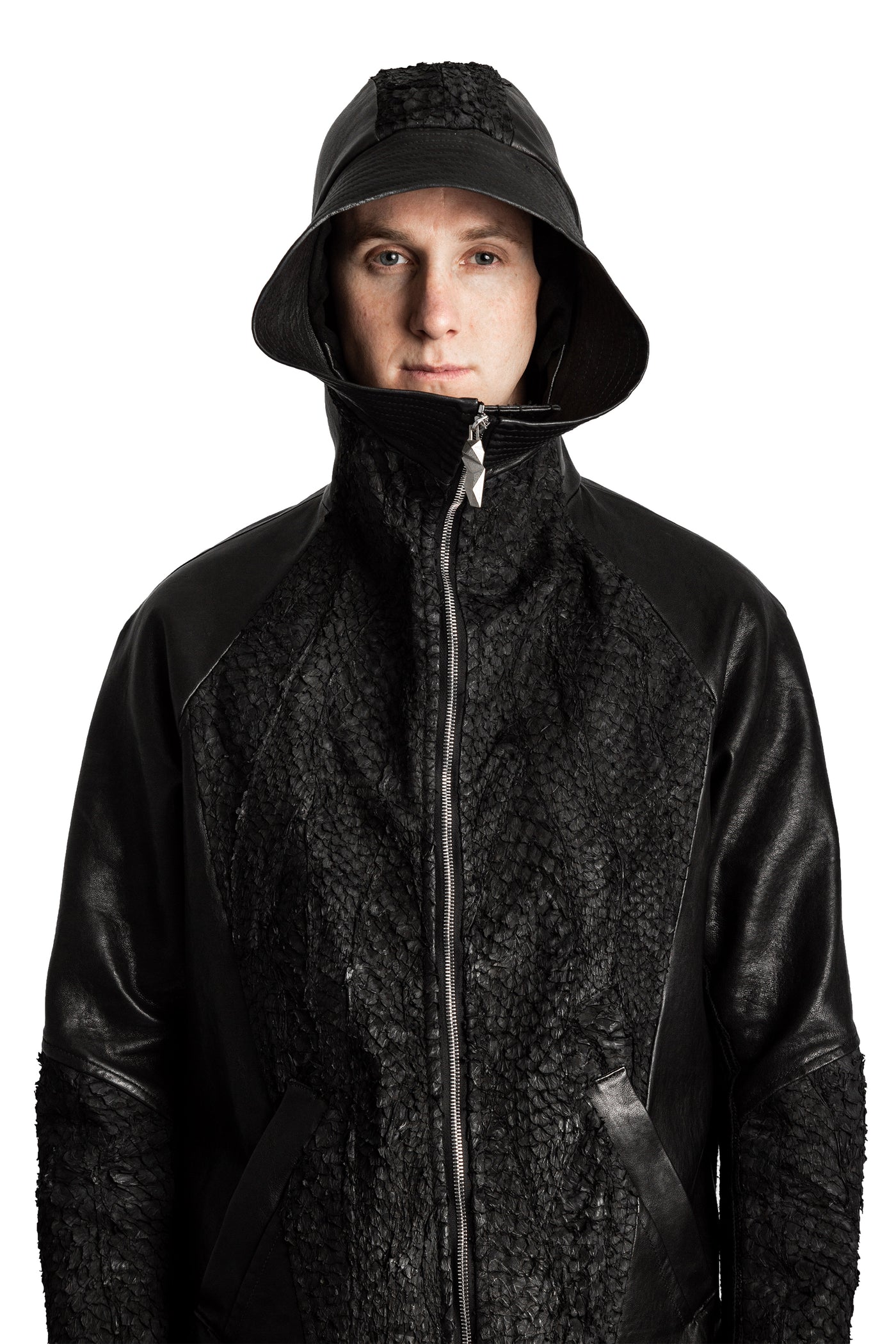 DECKARD FISH LEATHER JACKET — view 5