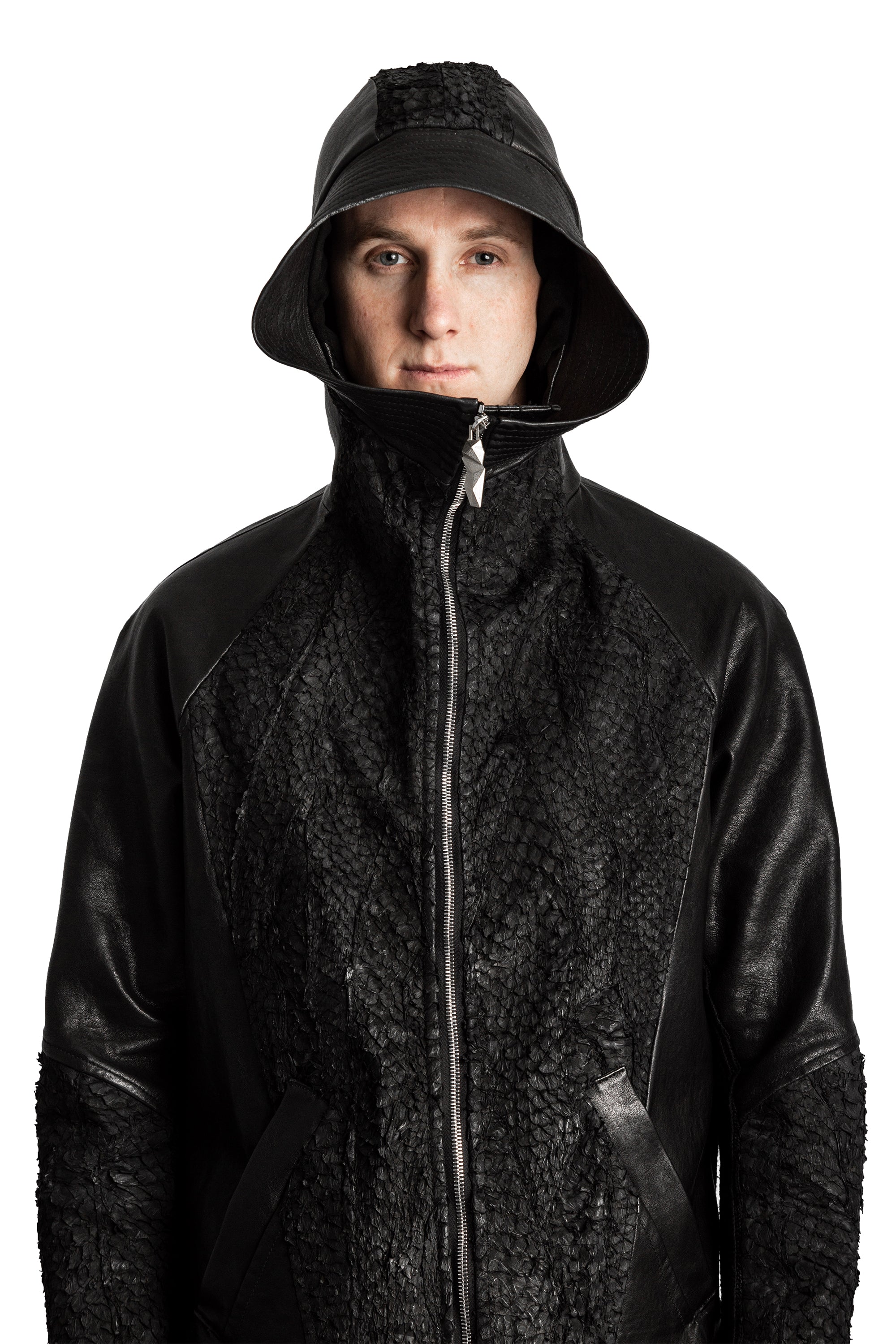 DECKARD FISH LEATHER JACKET — view 5