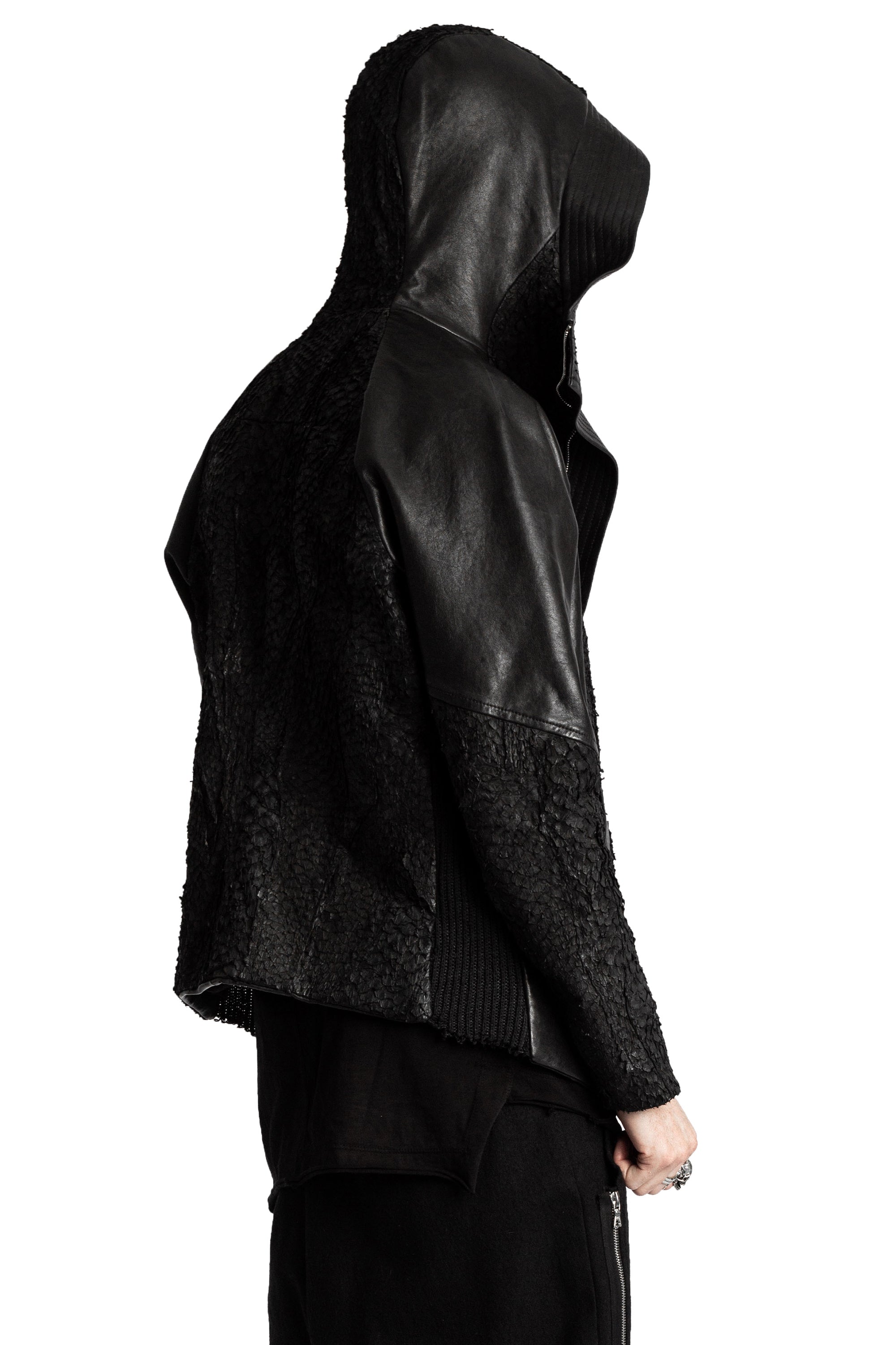 DECKARD FISH LEATHER JACKET — view 10