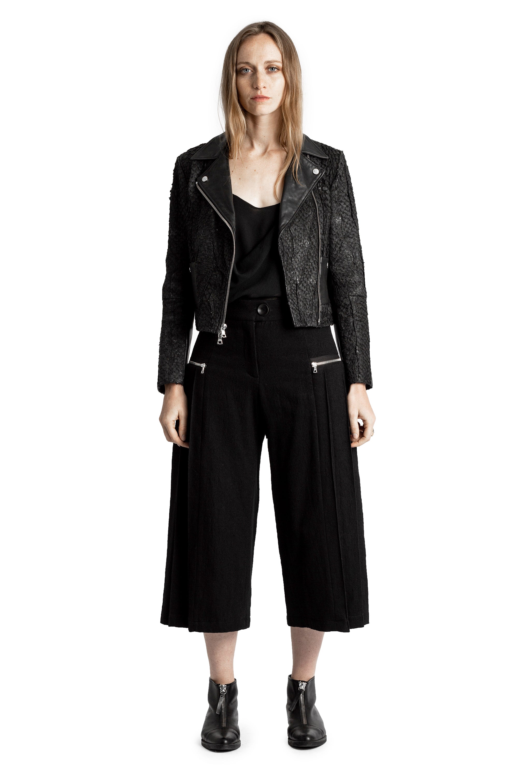 JASMINIUM FISH LEATHER JACKET — view 11
